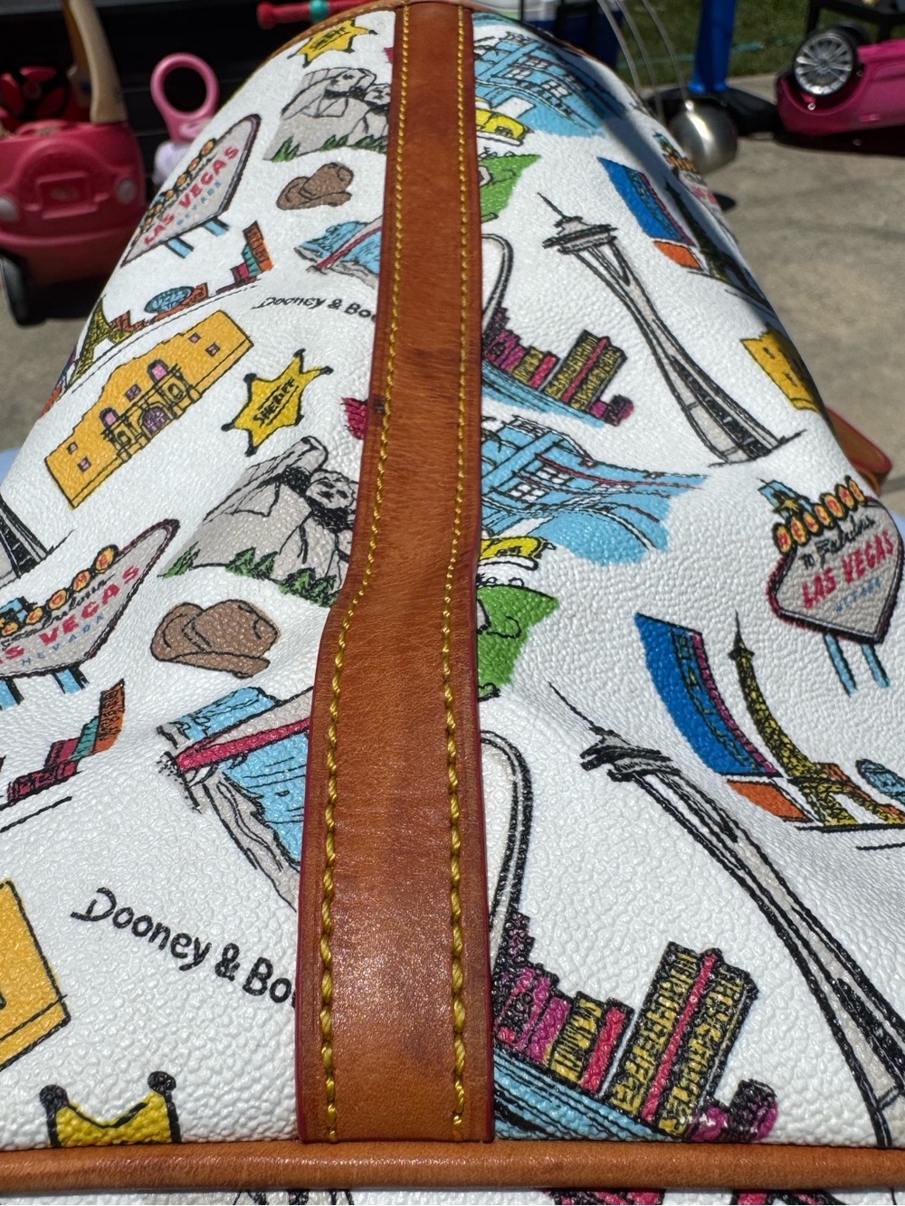 Dooney & Bourke Americana Landmark/Road Trip Tote - Picture 10 of 16